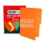 FOLDER T. OFICIO FOSFORESCENTE NARANJA C/U